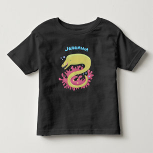 Lustigt illustration av gröntens tecknad t shirt