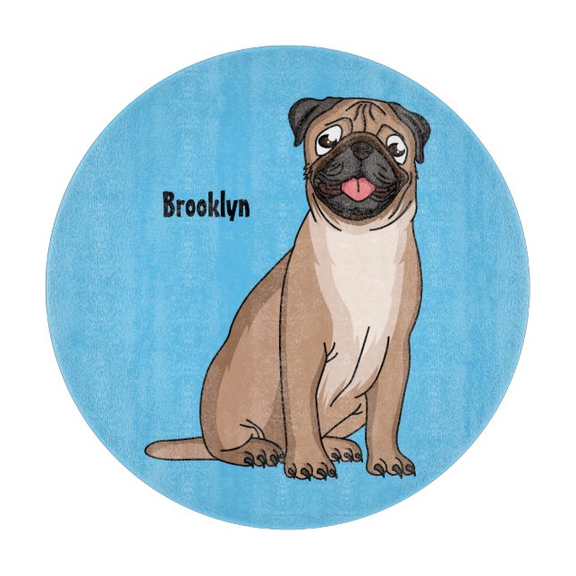 Lustigt illustration av hund tecknad i lycklig (Framsidan)