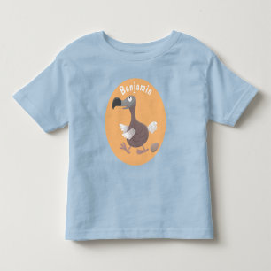 Lustigt illustration av tecknad av fågel t shirt