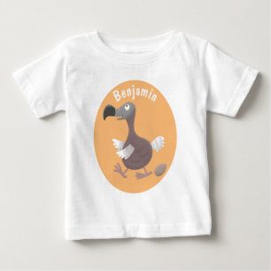 Lustigt illustration av tecknad av fågel t shirt