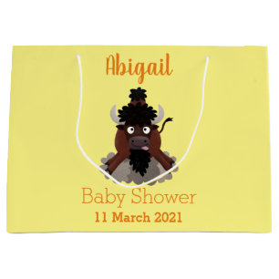 Lustigt illustration av tecknaden buffalo bison