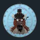 Lustigt illustration av tecknaden buffalo bison darttavla<br><div class="desc">Den här söta bison springer i fånig tecknad stil. Massa buffalo-roligt!</div>