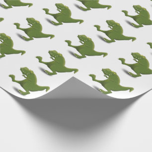 Lustigt illustration av tecknaden för dinosaurier presentpapper