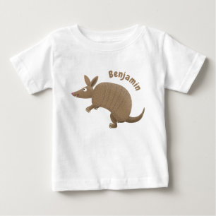 Lustigt illustration av tecknaden lycklig i Armadi T Shirt
