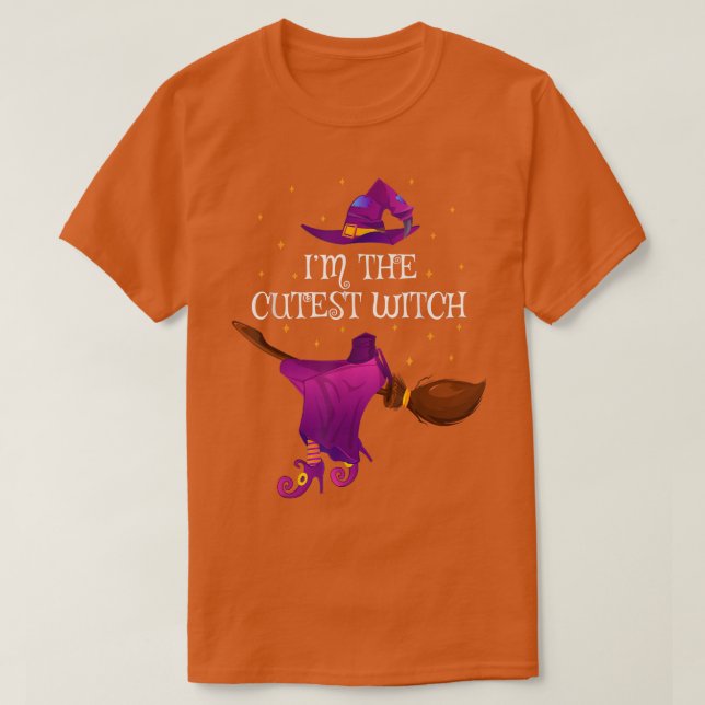 Lustigt Im The Cutest Witch Halloween 4550455 T Shirt (Design framsida)