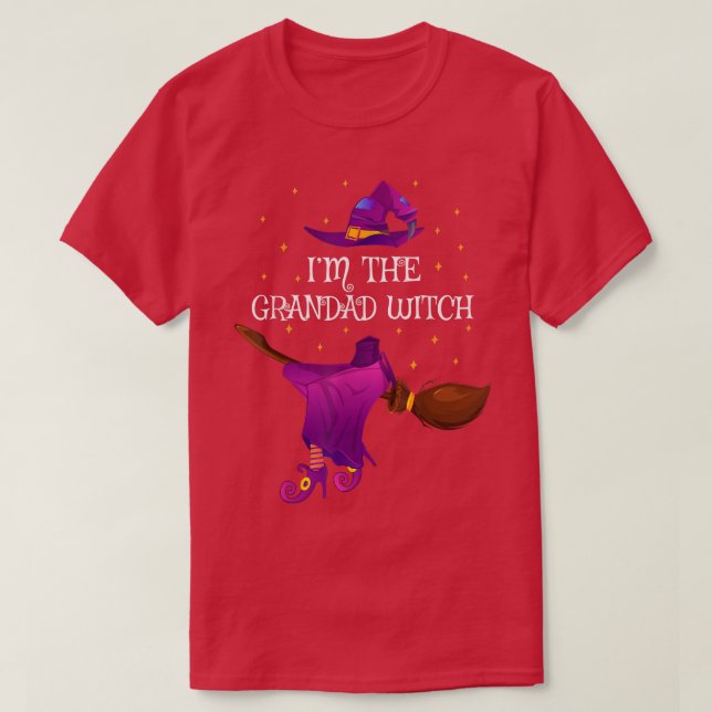 Lustigt Im The Grandad Witch Halloween 4580458 T Shirt (Design framsida)