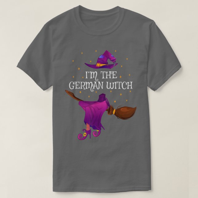 Lustigt Im Tyska Witch Halloween 4570457 T Shirt (Design framsida)