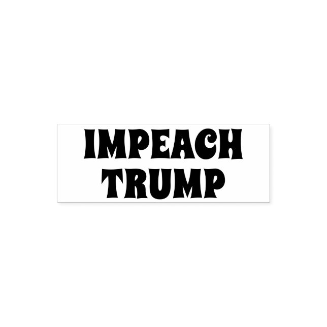 Lustigt "Impeach Trump" Självfärgande Stämpel (Design)