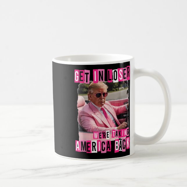 Lustigt in i förloraren Vi tar tillbaka Amerika Kaffemugg (Höger)
