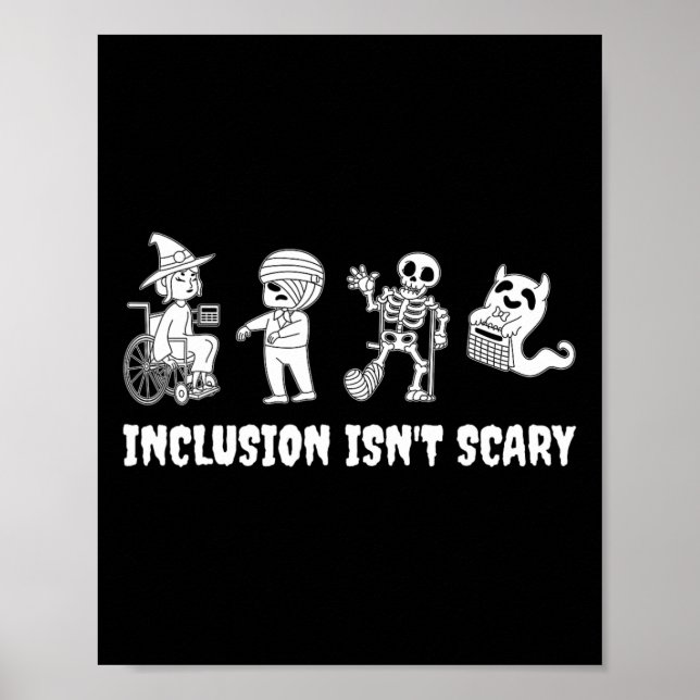Lustigt inkluderande är inte Scary Teacher Hallowe Poster (Framsidan)
