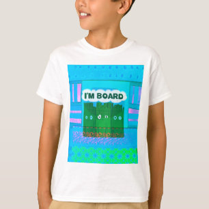 Lustigt inspirerande grafik.. Jag är uttråkad text Tee Shirt