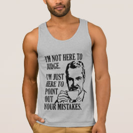 Lustigt "Inte här för domare"-skjortor och jacka Tröja