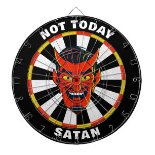 Lustigt inte idag Satan Dartboard Darttavla