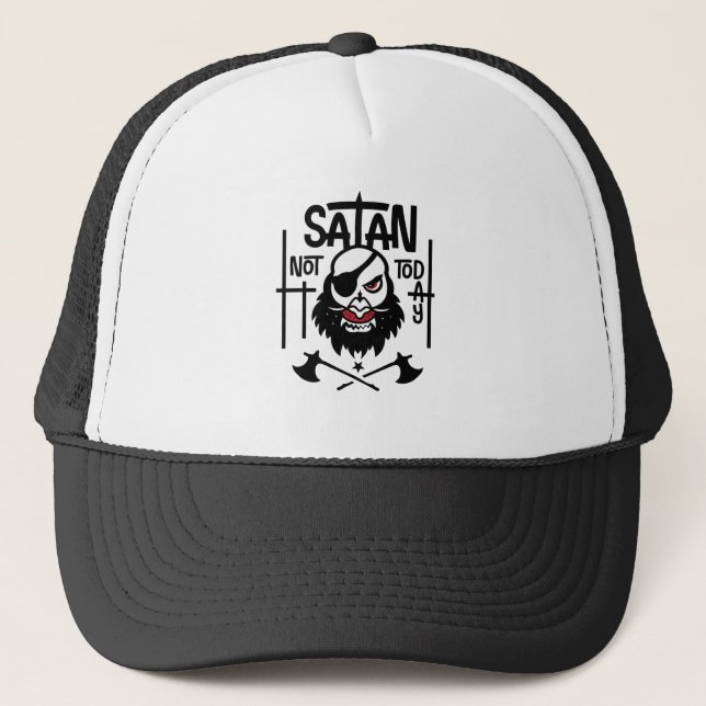 Lustigt inte idag Satan - frihetsberövad Keps (Framsida)