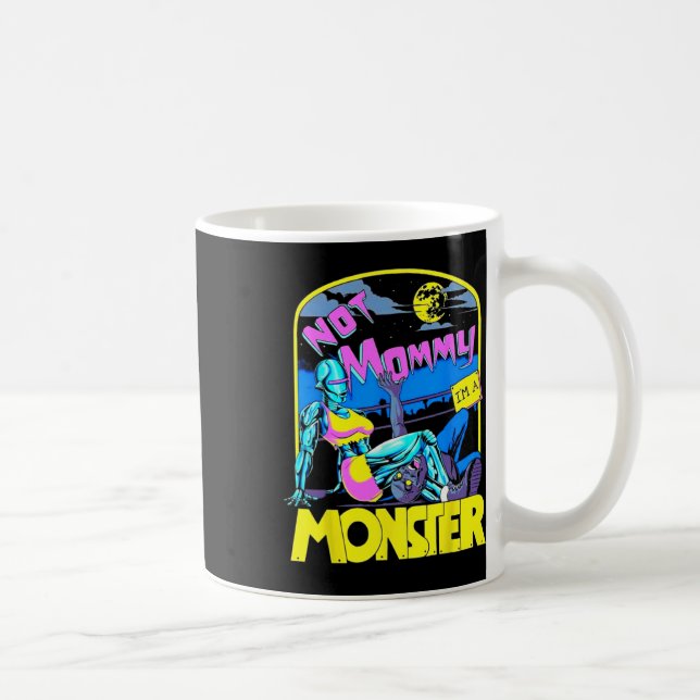 Lustigt inte Mamma jag är en monster Workout Bodyb Kaffemugg (Höger)