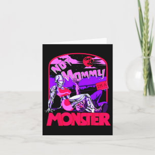 Lustigt inte Mamma jag är en monster Workout Bodyb Kort