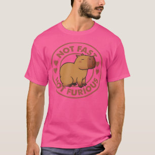 Lustigt, inte snabbt, icke-flyktig Capybara T Shirt