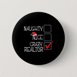 Lustigt, inte stygt. Jag är Realtor God jul Knapp