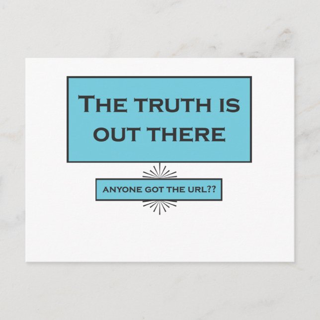 Lustigt Internet-citat Vykort (Framsida)