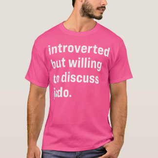 Lustigt introducerad men villig att diskutera Judo T Shirt