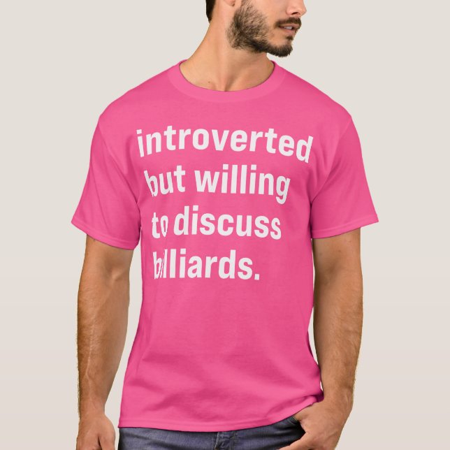 Lustigt introducerad men villig att diskutera milj t shirt (Framsida)