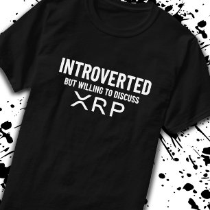 Lustigt introducerat XRP-kryptovalutakursoffert T Shirt