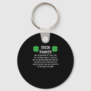 Lustigt Irish Prayer Kan köra Stiga upp upp till M Nyckelring