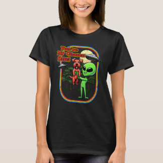 Lustigt Irish Terrier Alien Du har valt en UFO Me T Shirt