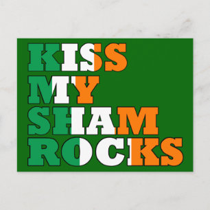 Lustigt irländskt ordspråk vykort