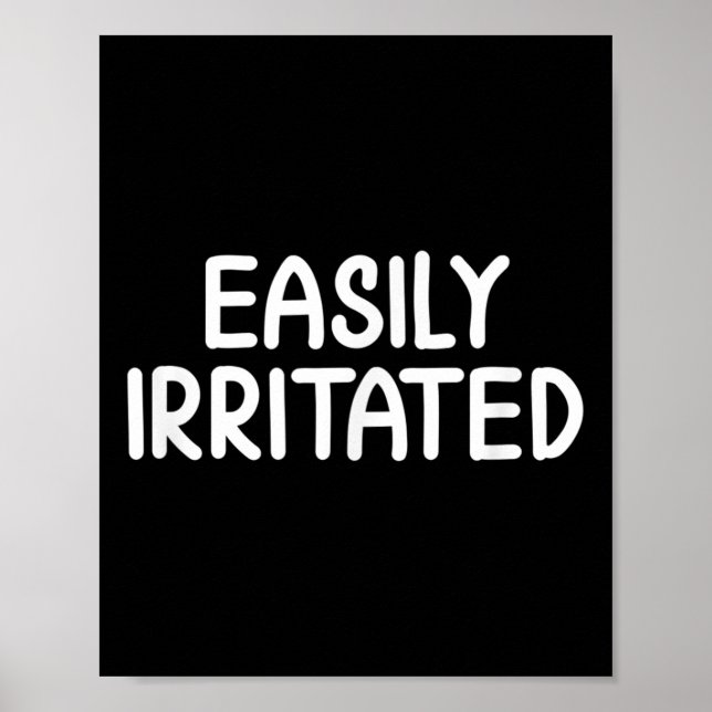 Lustigt irriterad Joke Sarcastic Family Poster (Framsidan)