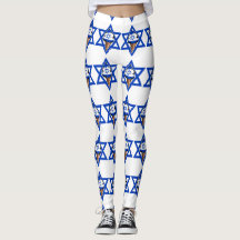 Lustigt israeliskt glass i flagga