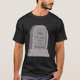 Lustigt IT Tech Support Guy Ingenjör Computer Geek T Shirt