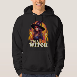 Lustigt... Jag är Dåligt Witch för Magic Älskare H Hoodie
