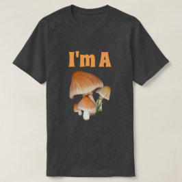Lustigt "Jag är en svamp" med svampar Tee Shirt