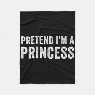 Lustigt, jag är prinsessa Costume Hallowee Fleecefilt