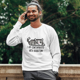 Lustigt "Jag är smittad med strålning" Kattlapp T Shirt