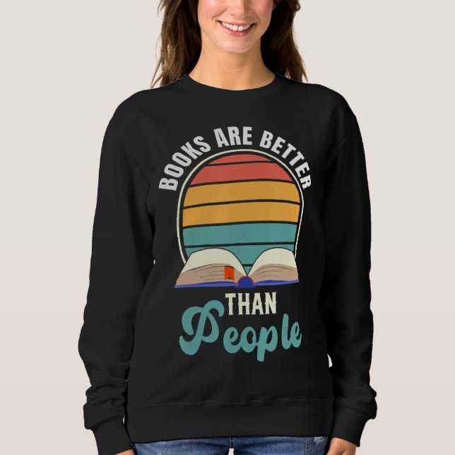 Lustigt jag gillar Bokar Bok Reader T Shirt (Framsida)