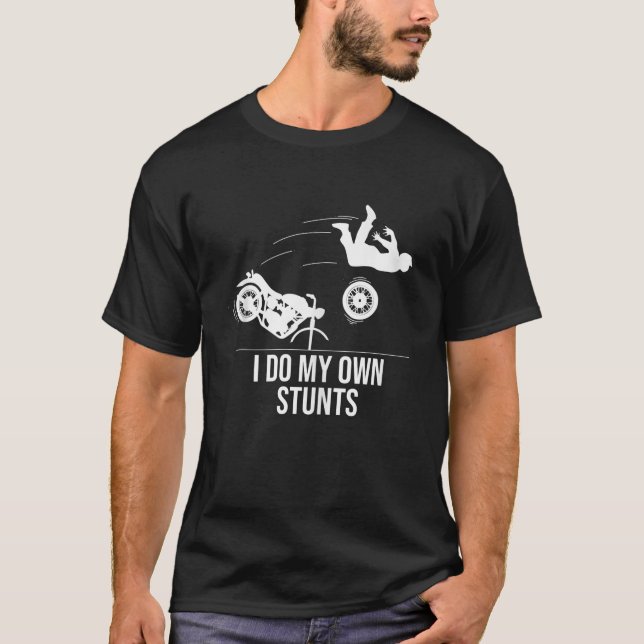 Lustigt jag gör min egen Coola motorcykelgift Mana T Shirt (Framsida)