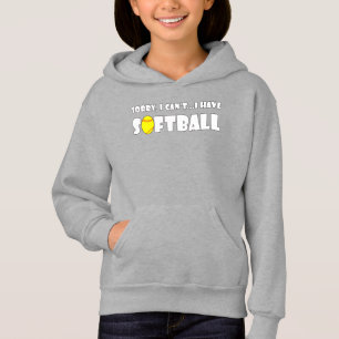 Lustigt, jag kan inte. Jag har softball" Fastpitch T Shirt
