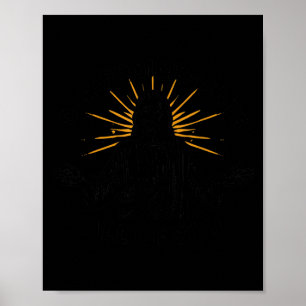 Lustigt Jesus Kristna Pray - avgångar alla Poster
