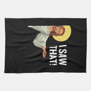 Lustigt Jesus Minne jag såg att den kristna citate Kökshandduk