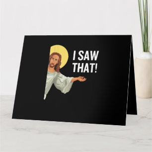 Lustigt Jesus Minne jag såg att den kristna citate Kort