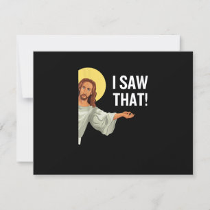 Lustigt Jesus Minne jag såg att den kristna citate OSA Kort