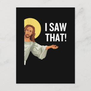 Lustigt Jesus Minne jag såg att den kristna citate Tilläggskort