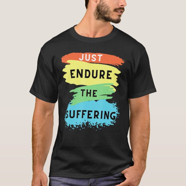 Lustigt Jet nöjer sig bara med den lidande fotboll T Shirt (Framsida)