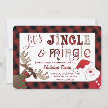 Lustigt Jingle och julfest för slingla