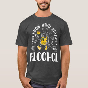 Lustigt jobb Joke Alcohol Beer Lusnyj för manar  T Shirt