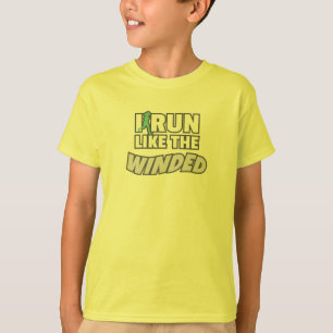 Lustigt Joggare Springer I Springa gillar vindskyd T Shirt