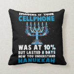 Lustigt jude Hanukkah christmas menorah judaism Kudde<br><div class="desc">Lustigt Gift för att fira lycklig Hanukkah eller judisk jul. Den här sarkastiska Chanukah-designen är perfekt för en Komiker. Coola Gift för att visa Menorah ljusa Menorah Design med din familj och få alla att skratta.</div>