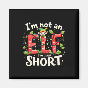 Lustigt jul Julafton Elf.. Jag är inte Elf Just Ko Magnet